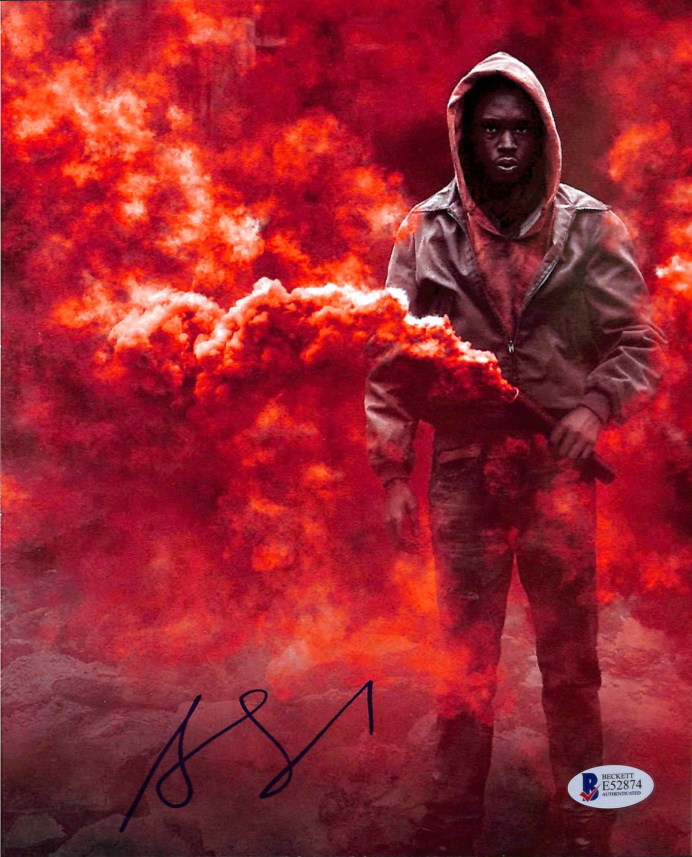 Ashton Sanders Captive State Authentic Signed 8x10 Photo Autographed BAS #E52874