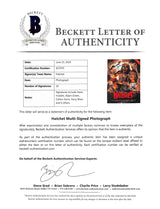 Hatchet (10) Kane Hodder, Green, Dunn, Shen +6 Signed 8x10 Photo BAS #A57070