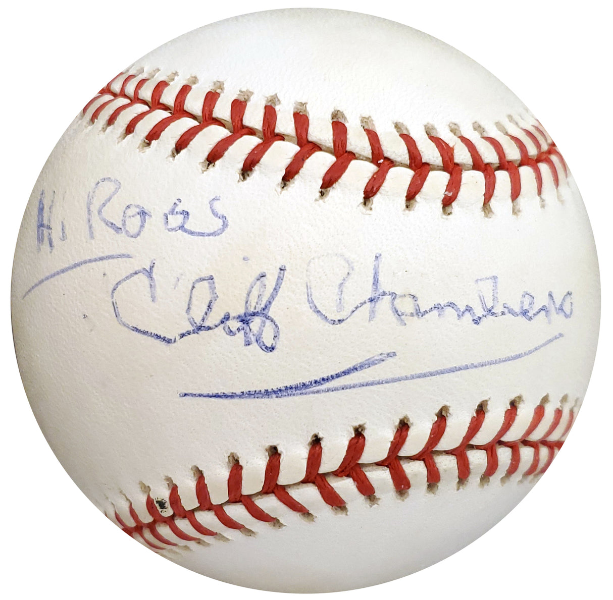 Cliff Chambers Autographed Official NL Baseball St. Louis Cardinals, Pittsburgh Pirates "To Ross" PSA/DNA #H23814