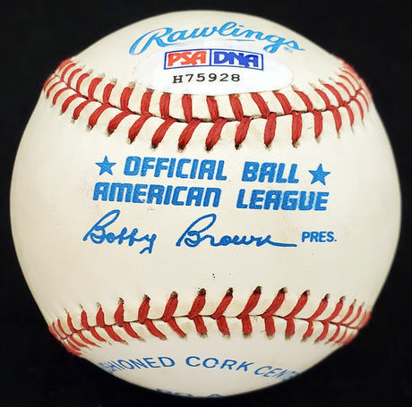 Ken Forsch Autographed Official AL Baseball Houston Astros PSA/DNA #H75928