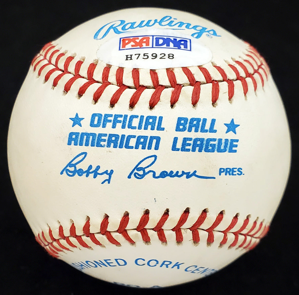 Ken Forsch Autographed Official AL Baseball Houston Astros PSA/DNA #H75928