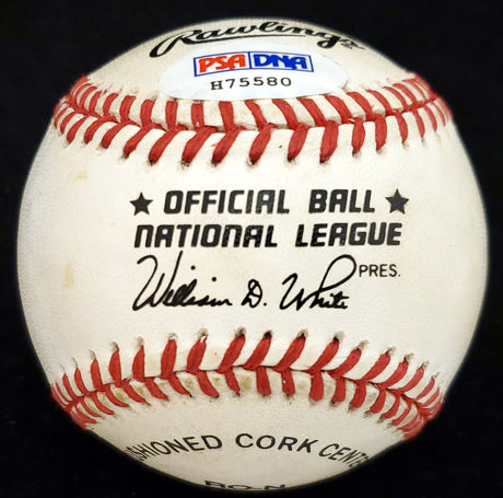 Jim Wynn Autographed Official NL Baseball New York Yankees, Los Angeles Dodgers PSA/DNA #H75580