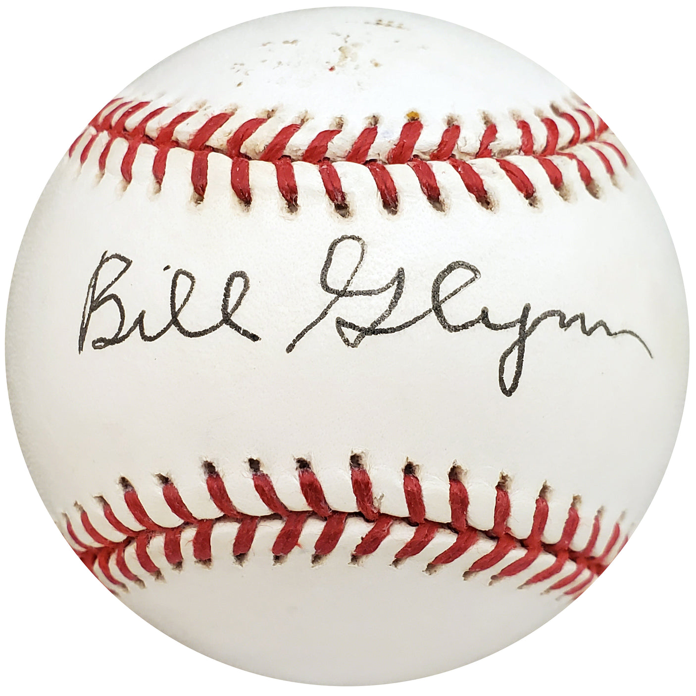Bill Glynn Autographed Official AL Baseball Cleveland Indians Beckett BAS #S99790
