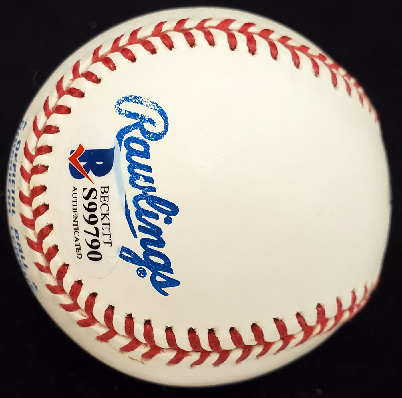 Bill Glynn Autographed Official AL Baseball Cleveland Indians Beckett BAS #S99790