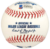 Gleyber Torres Autographed Official MLB Baseball New York Yankees "#25" Beckett BAS Stock #133469