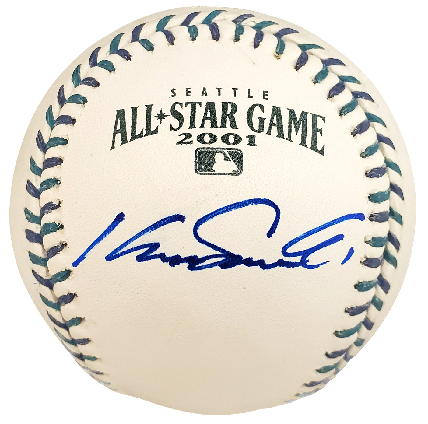 Kazuhiro Sasaki Autographed Official 2001 All Star Baseball Seattle Mariners In Staedtler Beckett BAS Stock #115088