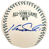 Kazuhiro Sasaki Autographed Official 2001 All Star Baseball Seattle Mariners In Staedtler Beckett BAS Stock #115088