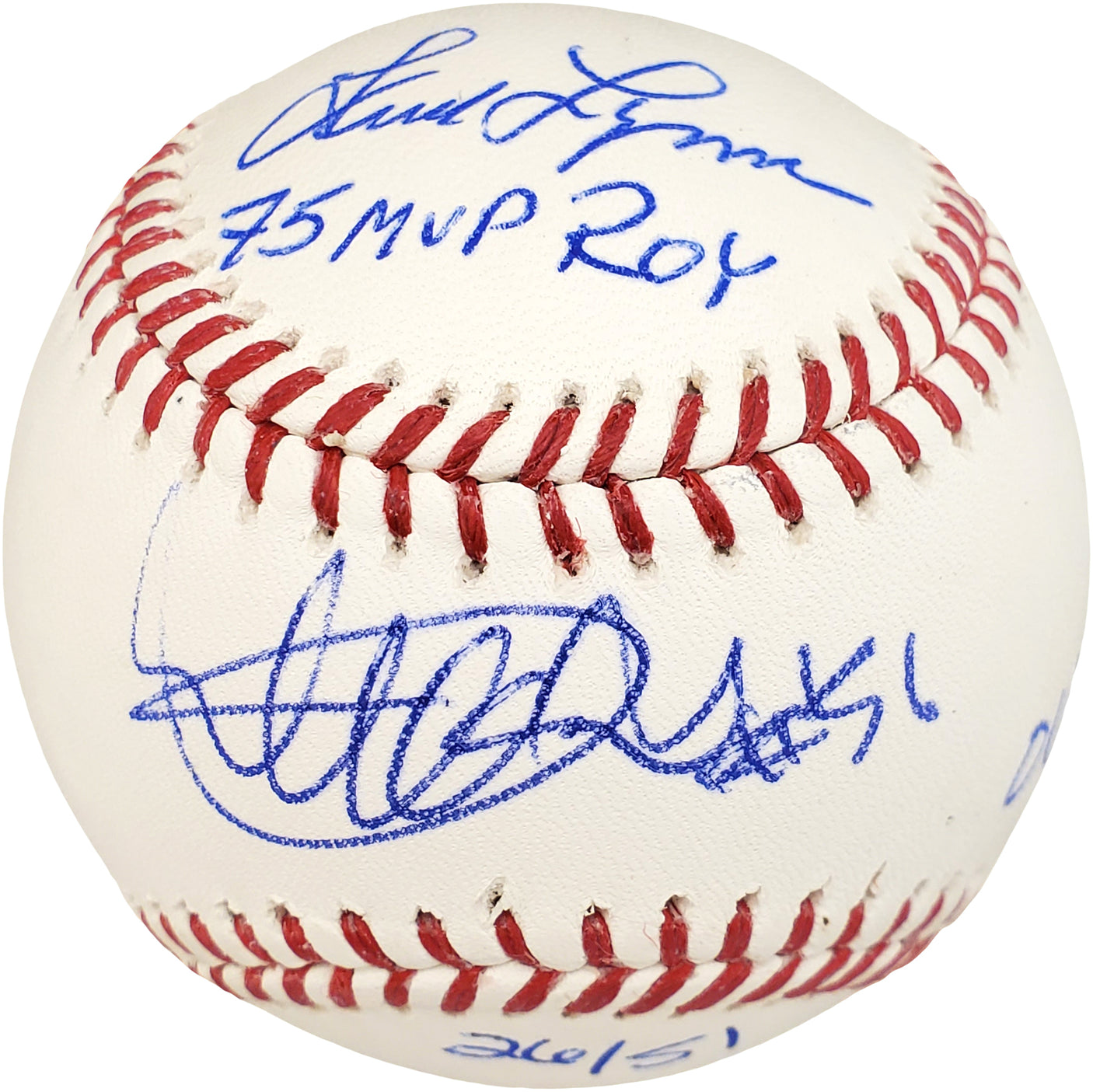 Ichiro Suzuki & Fred Lynn Autographed Official MLB Baseball Baseball #/51 IS Holo & PSA/DNA Stock #101264