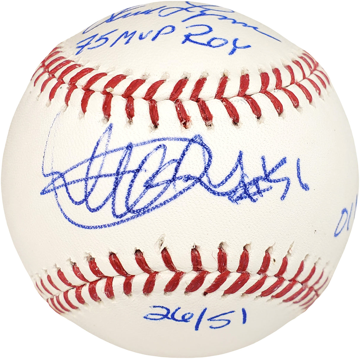 Ichiro Suzuki & Fred Lynn Autographed Official MLB Baseball Baseball #/51 IS Holo & PSA/DNA Stock #101264