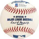 Sammy Sosa Autographed Official MLB Baseball Chicago Cubs "3x 60 HR" Beckett BAS Stock #177579