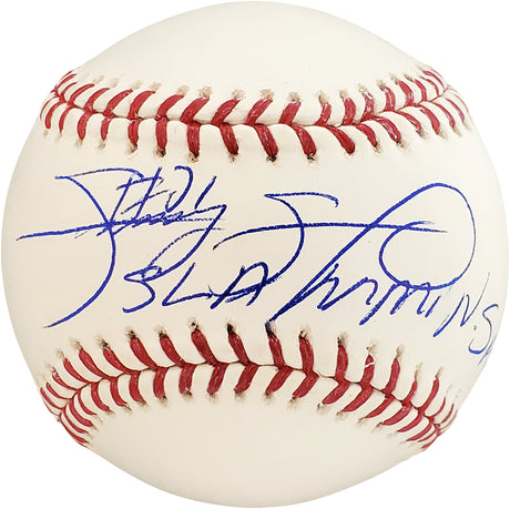 Sammy Sosa Autographed Official MLB Baseball Chicago Cubs "Slammin Sammy" Beckett BAS Stock #177578