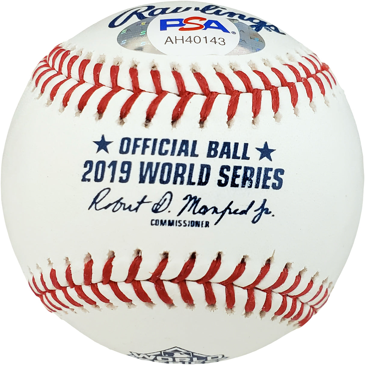 Yan Gomes Autographed Official 2019 World Series MLB Baseball Washington Nationals PSA/DNA Stock #179016