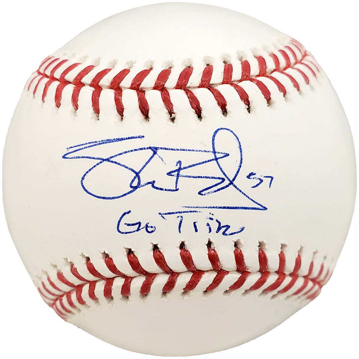 Shane Bieber Autographed Official MLB Baseball Cleveland Indians "Go Tribe" Beckett BAS Stock #185108