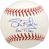 Shane Bieber Autographed Official MLB Baseball Cleveland Indians "Go Tribe" Beckett BAS Stock #185108