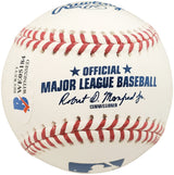 Shane Bieber Autographed Official MLB Baseball Cleveland Indians "2020 Triple Crown" With 3 Stats Beckett BAS Stock #185110