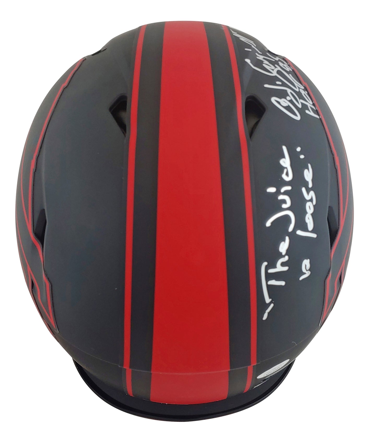 Bills O.J. Simpson "4x Insc" Signed Eclipse Full Size Speed Proline Helmet JSA