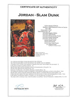 Bulls Michael Jordan Signed & Framed 27x41 Canvas Holland AS Proof #12/14 UDA