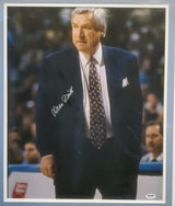 Dean Smith Autographed Framed 16x20 Photo UNC Tar Heels PSA/DNA #Z64171