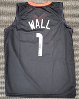 Houston Rockets John Wall Autographed Black Jersey Beckett BAS Stock #189808
