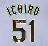 Seattle Mariners Ichiro Suzuki Autographed Light Blue Majestic 2019 Spring Training Jersey Size XL "51" IS Holo Stock #189812
