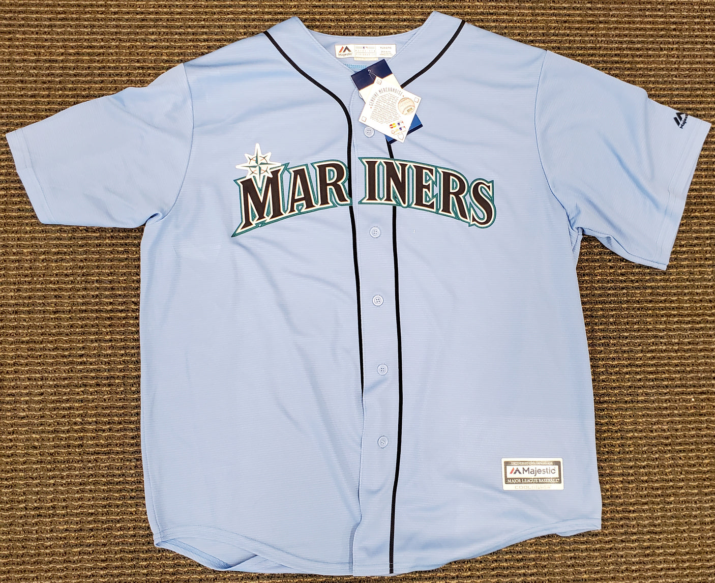 Seattle Mariners Ichiro Suzuki Autographed Light Blue Majestic 2019 Spring Training Jersey Size M "51" IS Holo Stock #189993