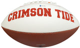 Devonta Smith Autographed Alabama Crimson Tide White Logo Football Beckett BAS Stock #190001