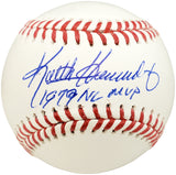Keith Hernandez Autographed Official MLB Baseball St. Louis Cardinals "79 NL MVP" Beckett BAS Stock #190500