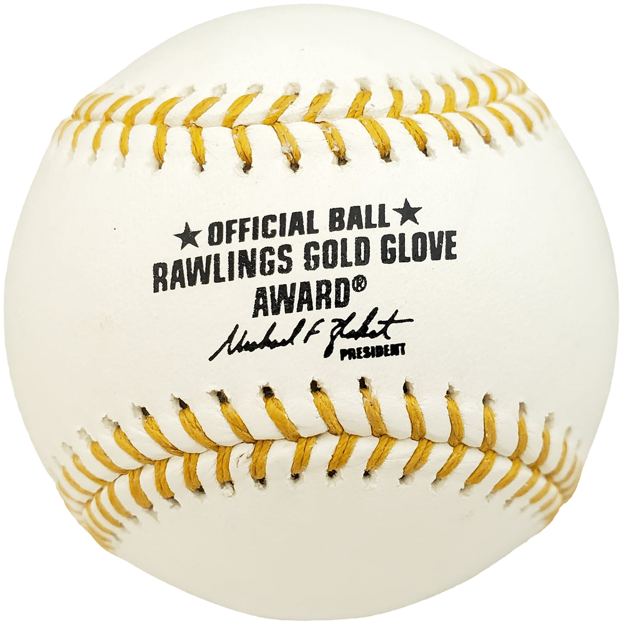 Keith Hernandez Autographed Official Gold Glove MLB Baseball New York Mets "11x Gold Gloves" Beckett BAS Stock #190503