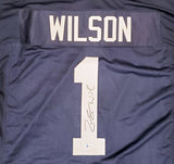 BYU Cougars Zach Wilson Autographed Navy Blue Jersey Beckett BAS Stock #191151