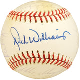 1986 Seattle Mariners Autographed Official AL Baseball With 25 Total Signatures Including Dick Williams SKU #192484