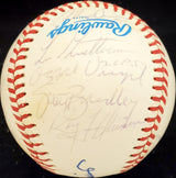 1986 Seattle Mariners Autographed Official AL Baseball With 25 Total Signatures Including Dick Williams SKU #192484