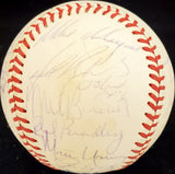 1986 Seattle Mariners Autographed Official AL Baseball With 25 Total Signatures Including Dick Williams SKU #192484
