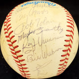 1987 Seattle Mariners Autographed Official AL Baseball With 25 Total Signatures Including Dick Williams SKU #192485