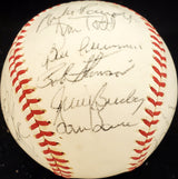 1978 Seattle Mariners Autographed Official AL Baseball With 26 Total Signatures Including Vada Pinson SKU #192495