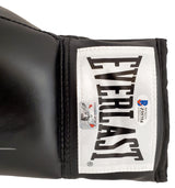 Mike Tyson Autographed Black Everlast Boxing Glove LH Signed In Silver Beckett BAS Stock #192608