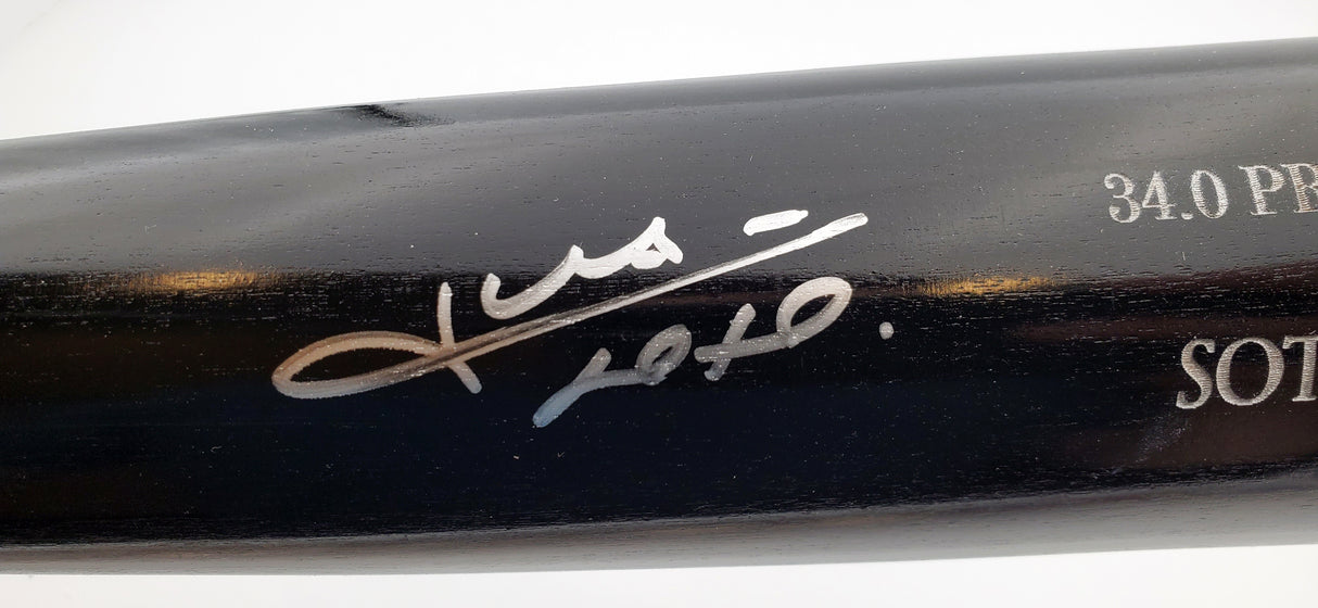 Juan Soto Autographed Black Old Hickory Game Model Bat New York Mets Beckett BAS QR Stock #195176