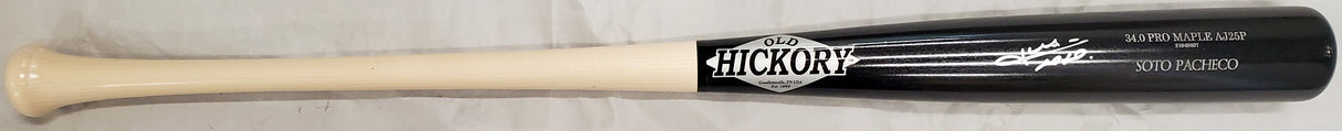 Juan Soto Autographed Black Old Hickory Game Model Bat New York Mets Beckett BAS QR Stock #195176
