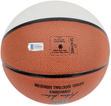 Damian Lillard Autographed Official Spalding Portland Trail Blazers White Logo Basketball Beckett BAS Stock #195278