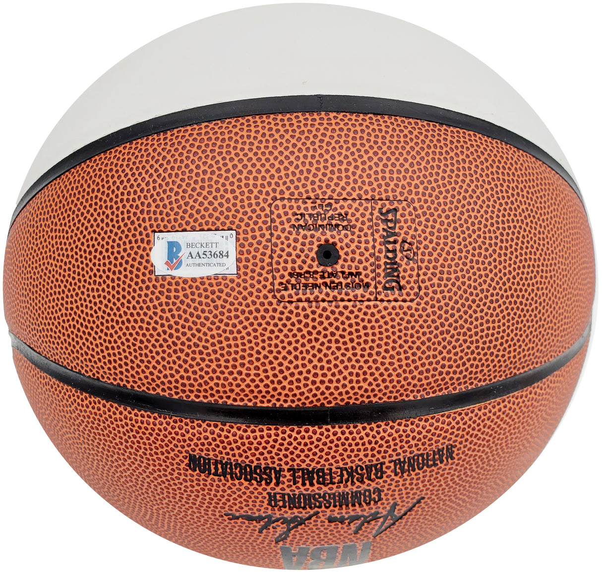 Damian Lillard Autographed Official Spalding Portland Trail Blazers White Logo Basketball Beckett BAS Stock #195278
