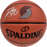 Damian Lillard Autographed Official Spalding Indoor/Outdoor Logo Basketball Portland Trail Blazers Beckett BAS Stock #195279
