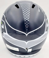 Russell Wilson Autographed Seattle Seahawks Full Size Replica Speed Helmet "SB XLVIII Champs" In Silver RW Holo Stock #94268