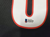 Portland Trail Blazers Damian Lillard Autographed Black Nike Jersey Size XL Beckett BAS Stock #195900