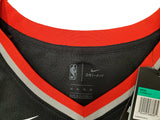 Portland Trail Blazers Damian Lillard Autographed Black Nike Jersey Size XL Beckett BAS Stock #195900