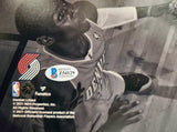 Damian Lillard Autographed Framed 16x20 Photo Portland Trail Blazers Beckett BAS Stock #197156