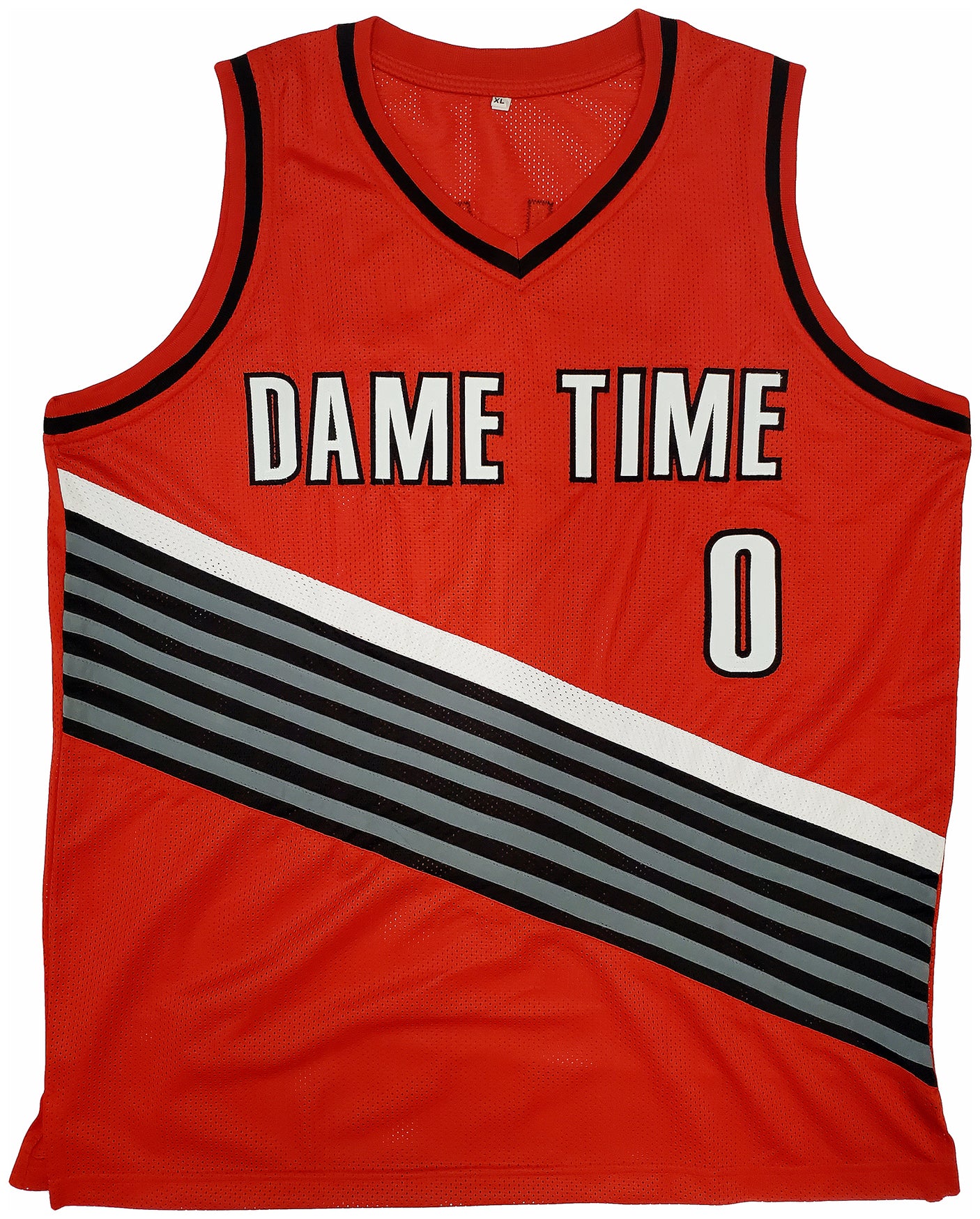 Portland Trail Blazers Damian Lillard Autographed Red Jersey Beckett BAS Stock #195943