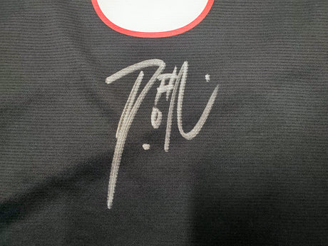 Portland Trail Blazers Damian Lillard Autographed Black Fanatics Jersey Size M Beckett BAS Stock #196412