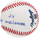 Rich "Goose" Gossage Autographed Official MLB Baseball St. Louis Cardinals With 6 Stats Beckett BAS QR Stock #196547