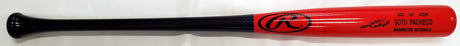 Juan Soto Autographed Red Rawlings Game Model Bat New York Mets Beckett BAS QR Stock #196958
