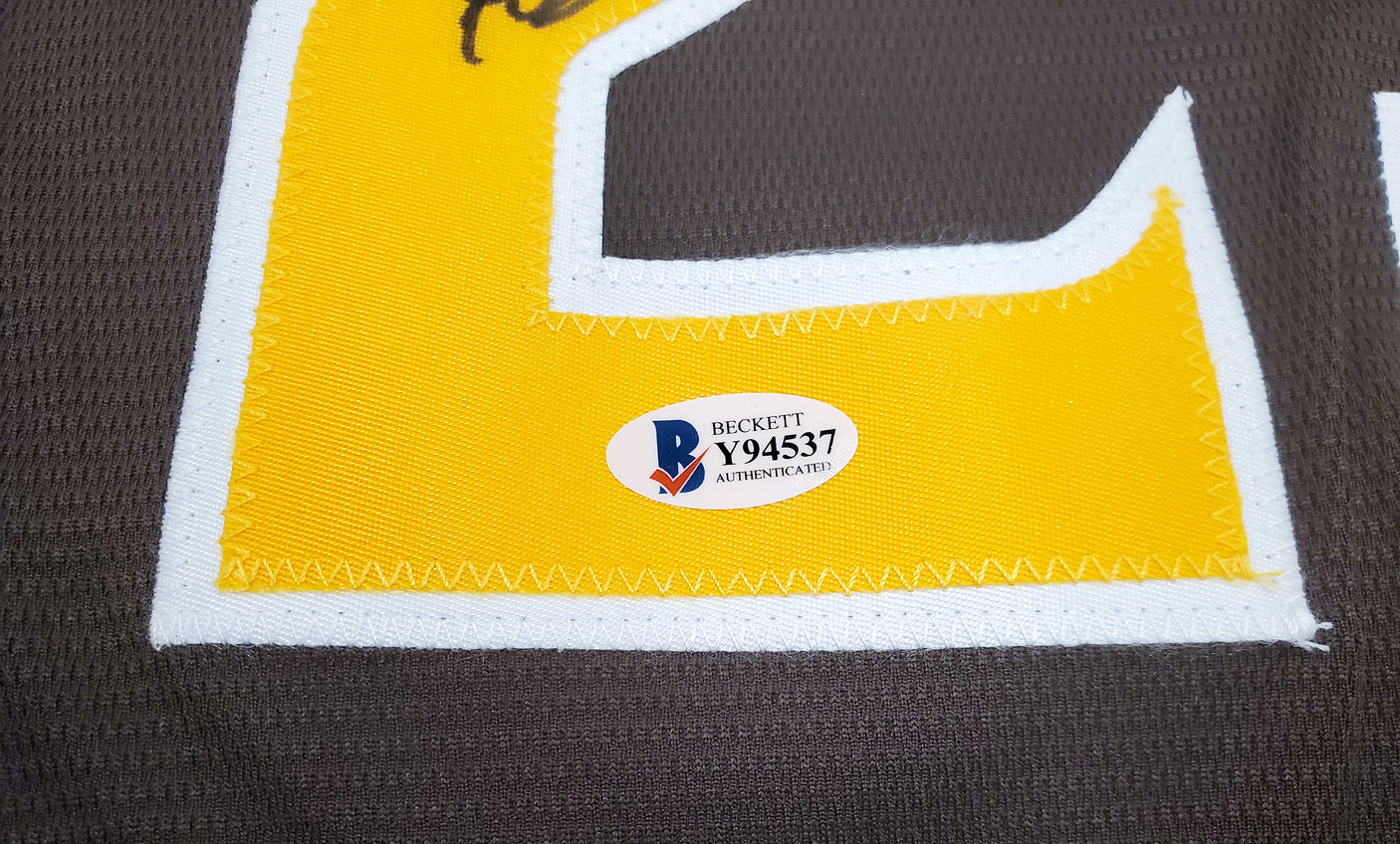 San Diego Padres Fernando Tatis Jr. Autographed Nike Brown Jersey Size M Beckett BAS Stock #192454