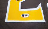 San Diego Padres Fernando Tatis Jr. Autographed Nike Brown Jersey Size M Beckett BAS Stock #192454